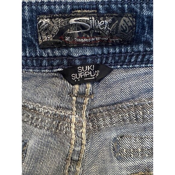 Silver Jeans Suki Surplus Women's Tag 28x30 Medium Wash Mid Rise Bootcut 30x30 - Picture 13 of 15
